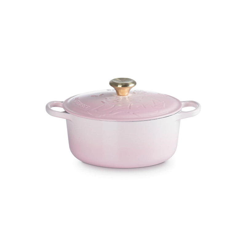 Le Creuset x Wicked Limited Edition Glinda Signature 24cm Cast iron Round Casserole - Shell Pink