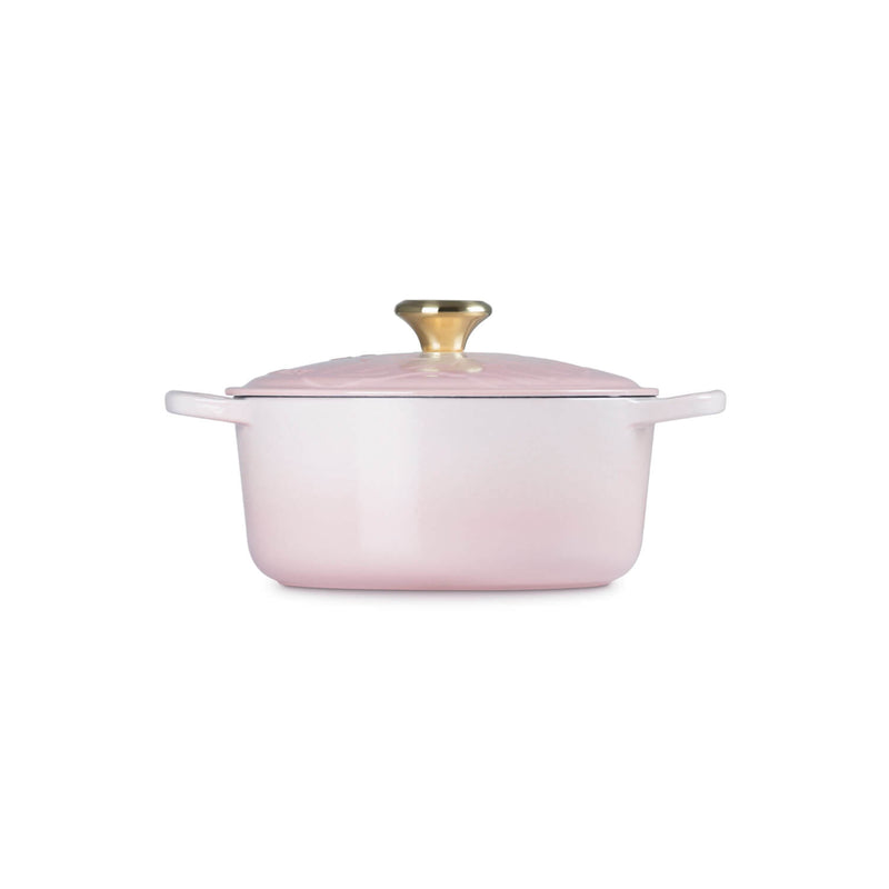 Le Creuset x Wicked Limited Edition Glinda Signature 24cm Cast iron Round Casserole - Shell Pink