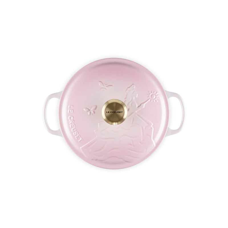 Le Creuset x Wicked Limited Edition Glinda Signature 24cm Cast iron Round Casserole - Shell Pink