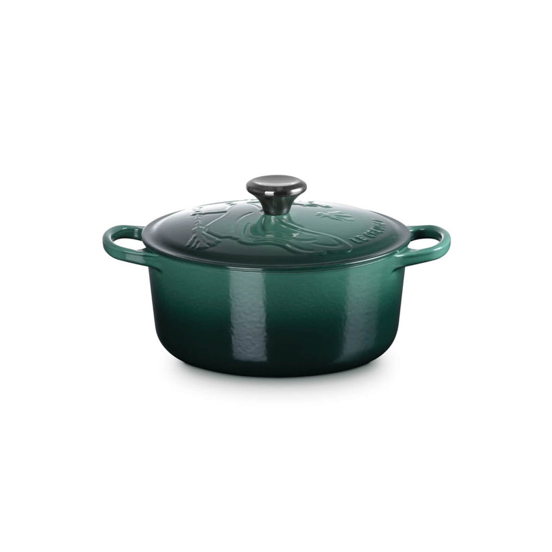 Le Creuset x Wicked Limited Edition Elphaba Signature 24cm Cast iron Round Casserole - Artichaut