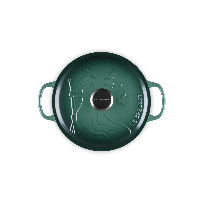 Le Creuset x Wicked Limited Edition Elphaba Signature 24cm Cast iron Round Casserole - Artichaut