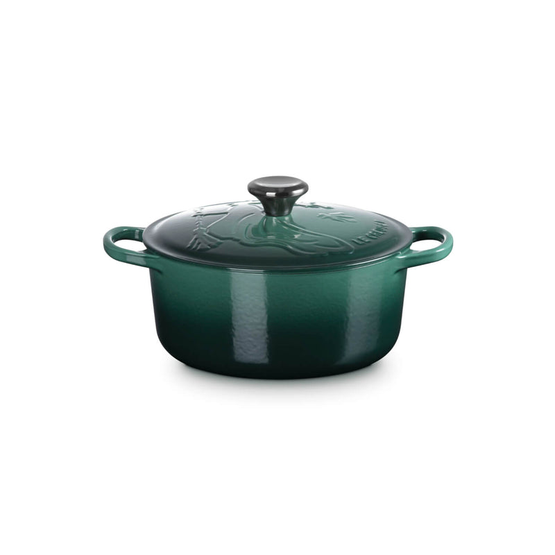 Le Creuset Wicked Limited Edition 2-Piece 24cm Cast Iron Casserole Set - Glinda & Elphaba