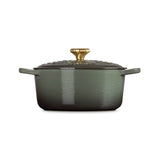Le Creuset Signature Noel 24cm Cast Iron Round Casserole - Thyme