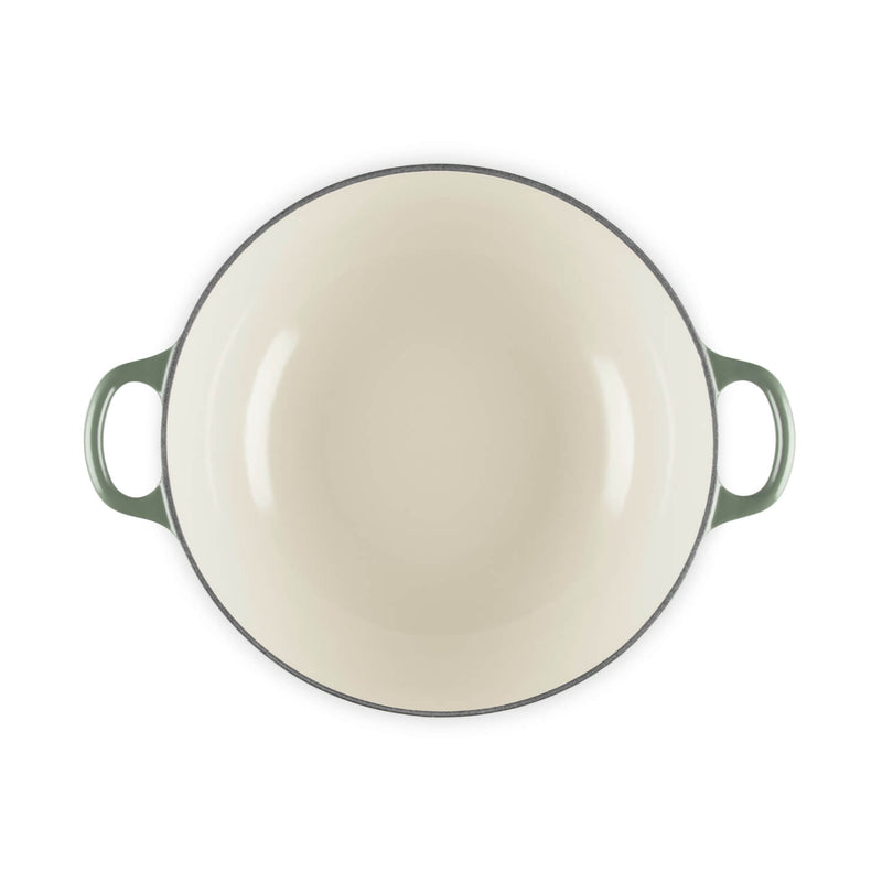 Le Creuset Signature Holly 26cm Cast Iron Soup Pot - Thyme