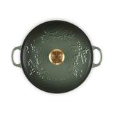Le Creuset Signature Holly 26cm Cast Iron Soup Pot - Thyme