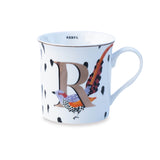 Yvonne Ellen Bone China 330ml Alphabet Mug - R