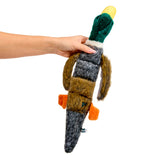 Petface Multi-Squeak Duck Plush Dog Toy