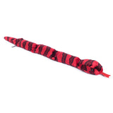 Petface Buddies 115cm Snake Plush Dog Toy - Assorted
