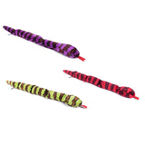 Petface Buddies 115cm Snake Plush Dog Toy - Assorted