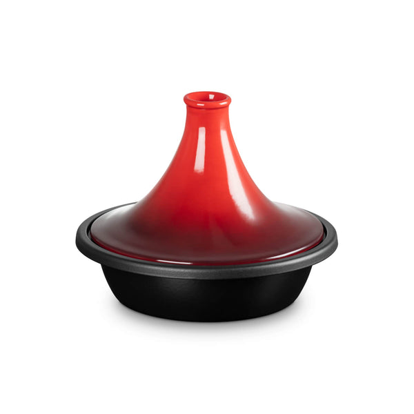 Le Creuset Cast Iron 31cm Round Tagine - Cerise