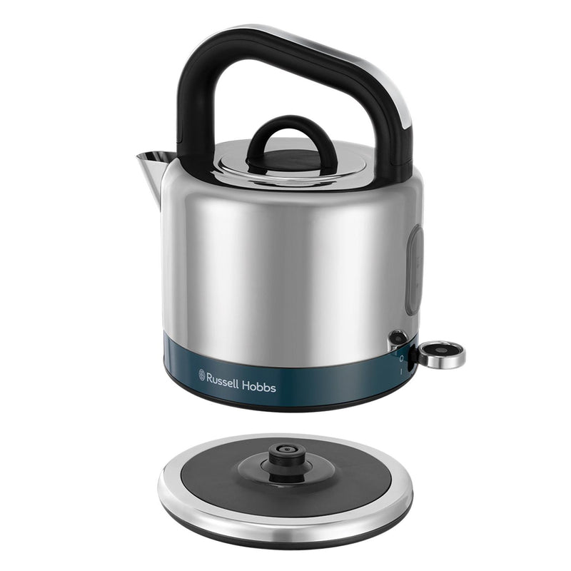 Russell Hobbs Distinctions 1.5 Litre Stainless Steel Kettle - Ocean Blue