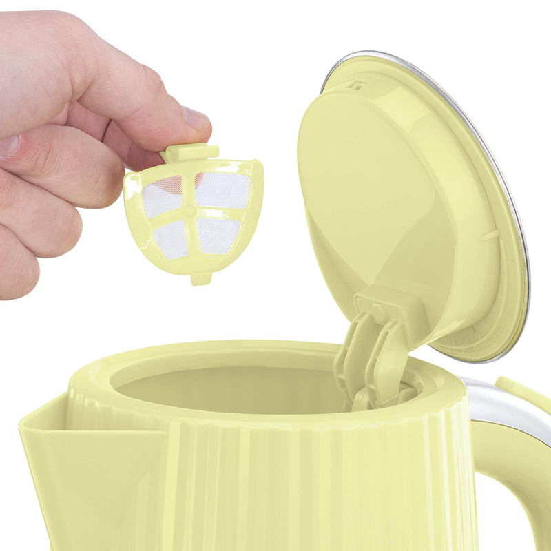 Russell Hobbs Eden 1.7 Litre Kettle & 2-Slice Toaster Set - Lemon