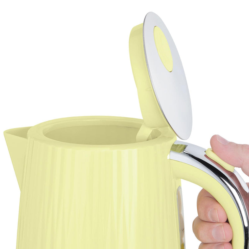 Russell Hobbs Eden 1.7 Litre Kettle & 2-Slice Toaster Set - Lemon