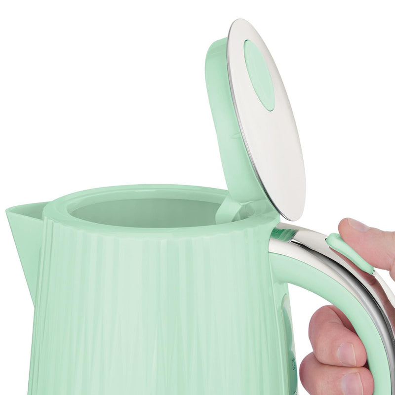 Russell Hobbs Eden 1.7 Litre Kettle & 2-Slice Toaster Set - Pistachio Green