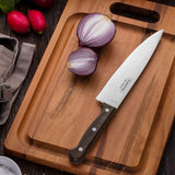 Tramontina 3-Piece Kitchen Knife Set with Wooden Handles