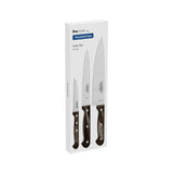 Tramontina 3-Piece Kitchen Knife Set with Wooden Handles