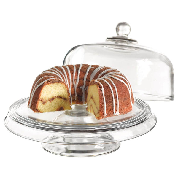 Buy Anchor Hocking Presence Glass 4-in-1 Cake Dome – Potters