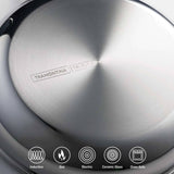 Tramontina 2-Piece Tri-Ply Stainless Steel Ceramic Non-Stick Frying Pan Set