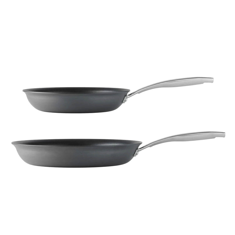 Tramontina 2-Piece Hard Anodised Ceramic Non-Stick Frying Pan Set