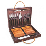 Tramontina Churrasco BBQ Cutlery & Carving Gift Set With Chopping Board- 16-Piece