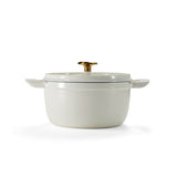 Tramontina 26cm Enamelled Cast Iron Round Casserole - Latte