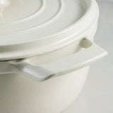 Tramontina 26cm Enamelled Cast Iron Round Casserole - Latte