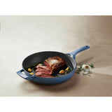 Tramontina 30cm Enamelled Cast Iron Skillet - Blue