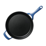 Tramontina 30cm Enamelled Cast Iron Skillet - Blue