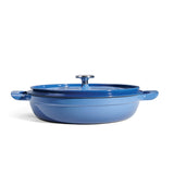 Tramontina 30cm Enamelled Cast Iron Shallow Casserole - Blue