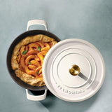 Tramontina 30cm Enamelled Cast Iron Shallow Casserole - Latte