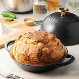 Tramontina 24cm Enamelled Cast Iron Bread Oven - Black