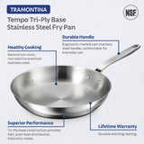 Tramontina Tempo Tri-Ply Base Stainless Steel 30cm Frying Pan