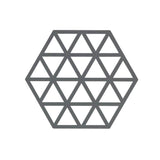 Zone Denmark Triangles Silicone Trivet - Cool Grey