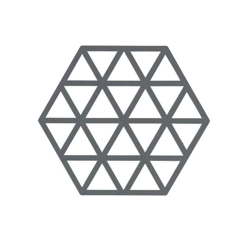Zone Denmark Triangles Silicone Trivet - Cool Grey