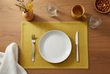 Guzzini Tiffany Reversible Faux Leather Fabric Placemat - Amber