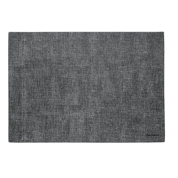 Guzzini Tiffany Reversible Faux Leather Fabric Placemat - Grey