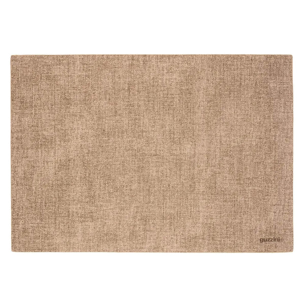 Guzzini Tiffany Reversible Faux Leather Fabric Placemat - Sand
