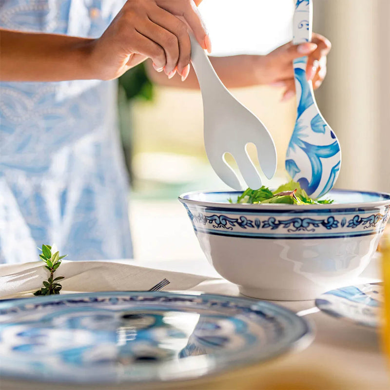 Guzzini Blues Melamine Salad Server Set