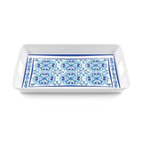 Guzzini Blues Melamine Rectangular Tray With Handles - Large