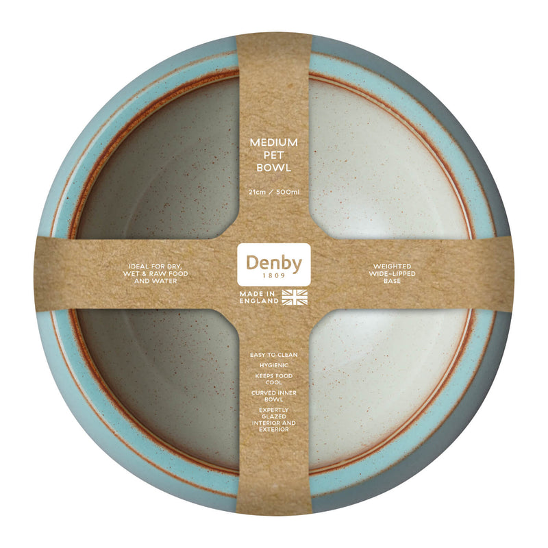 Denby Stoneware Medium Pet Bowl - Heritage Pavilion