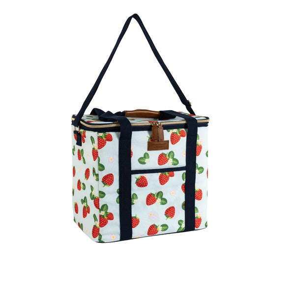 Navigate Strawberries & Cream Family Insulated Cool Bag - Aqua
