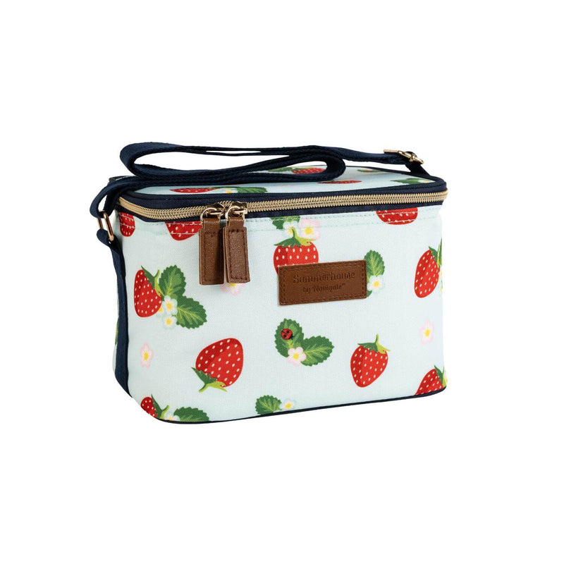 Navigate Strawberries & Cream Personal Insulated Cool Bag - Aqua