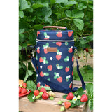 Navigate Strawberries & Cream Insulated 2 Bottle Cooler - Navy