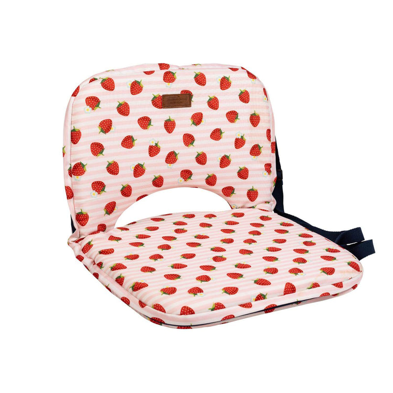 Navigate Strawberries & Cream Adjustable Polyester Picnic Chair - Pink