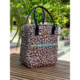 Beau & Elliot Oxford Quilted Upright Lunch Bag - Leopard