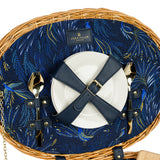 Sara Miller Anniversary 4-Person Wicker Hamper With Contents