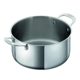 Kuhn Rikon Allround 24cm Stainless Steel Casserole with Glass Lid
