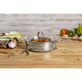 Kuhn Rikon Allround 24cm 3-Litre Stainless Steel Serving Pan with Glass Lid