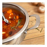 Kuhn Rikon Allround 24cm 3-Litre Stainless Steel Serving Pan with Glass Lid