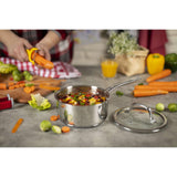 Kuhn Rikon Allround Stainless Steel 5-Piece Cookware Set